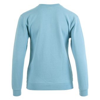 Sweater Baasje lichtblauw achterkant
