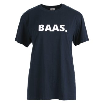 Donkerblauw shirt BAAS voorkant
